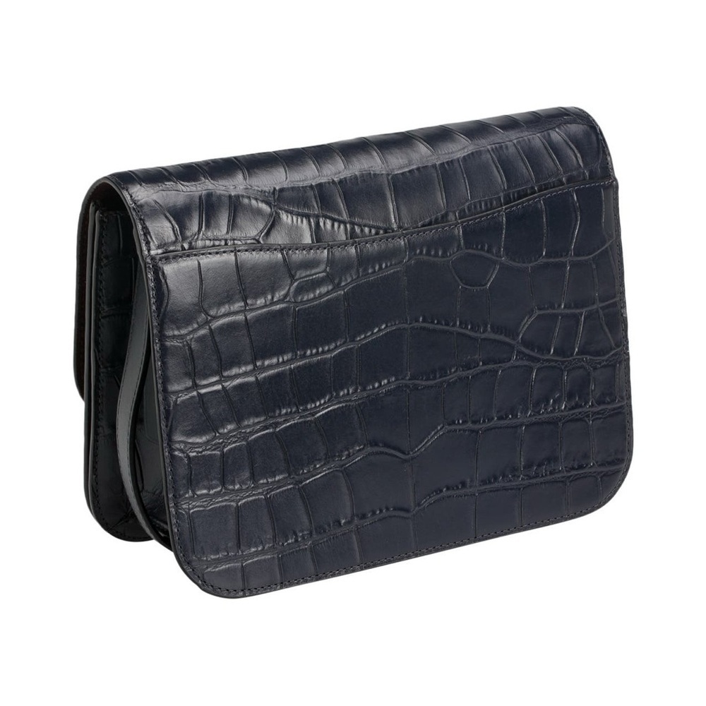 Coach Brynn Flap Crocodile Embossed and Smooth Leather Crossbody Bag - Picture 3 of 5